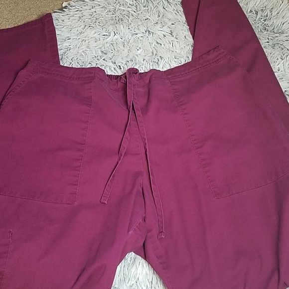 Drawstring Scrub Pants - Picture 2 of 3